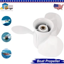 9 1/4x10 Outboard Boat Propeller For Yamaha F9.9 F15 F20 9.9HP 15HP 8 Tooth Prop