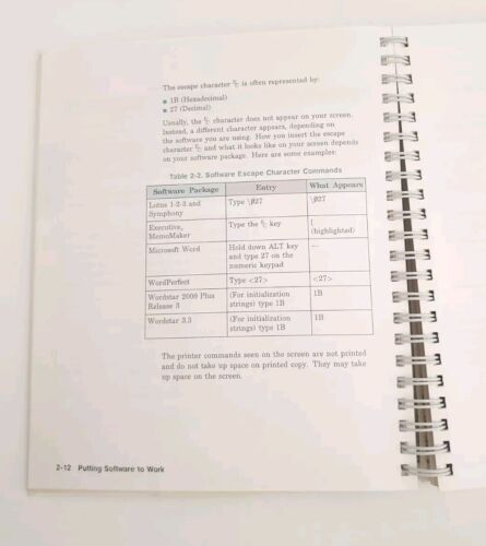 HP LASERJET III PRINTER USER'S MANUAL Software Application Notes Quick Reference - Picture 3 of 8