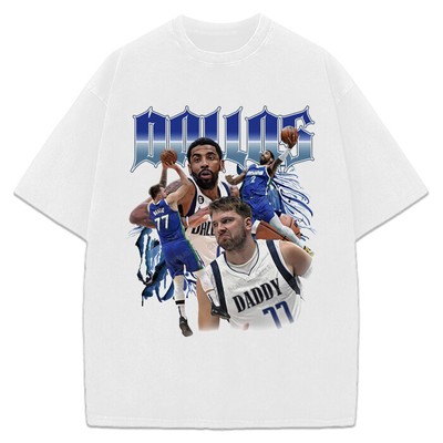 Kyrie Irving And Luka Doncic Shirt Daddy Dallas Custom Design Graphic T-Shirt