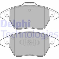 Delphi LP1898 Bremsbelagsatz, Scheibenbremse FüR Audi CitroËN Peugeot Seat Vw