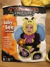 Infant BEE costume 18-24 months 4 pieces...no flower, plush and soft...Very Cute