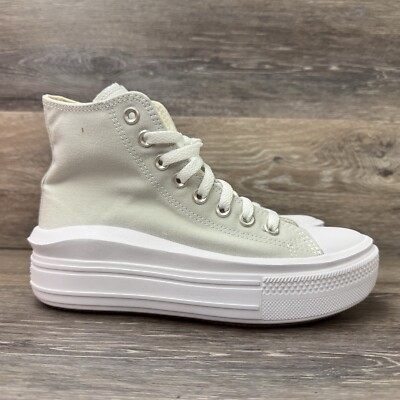 Converse Chuck Taylor CTAS Move Hi Platform A07579C Women shoes size Grey 