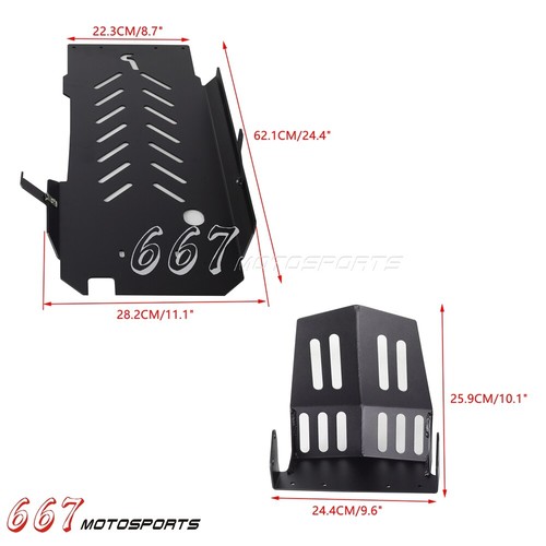 For Harley Street Bob FXBB FXBBS Low Rider 2018-2024 Highway Bar Skid Plate Set - Picture 5 of 8