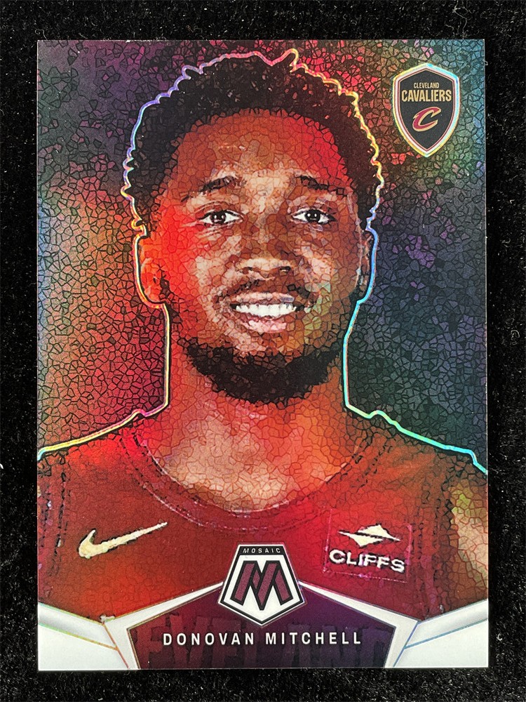 2023-24 Panini Mosaic Donovan Mitchell #23 Micro Mosaic Case Hit SSP
