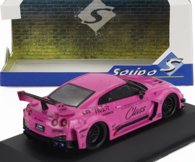Solido 1/43 Nissan GT-R R35 LBWK Liberty Walk LB Works Class Pink