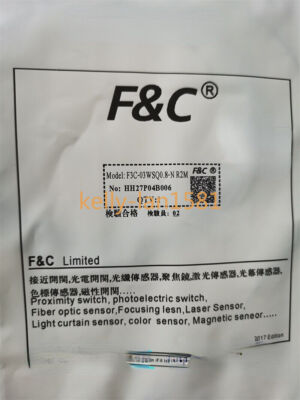 100% Test 1pcs F&C F3C-03WSQ0.8-N R2M Repeater Inductive Proximity Switch