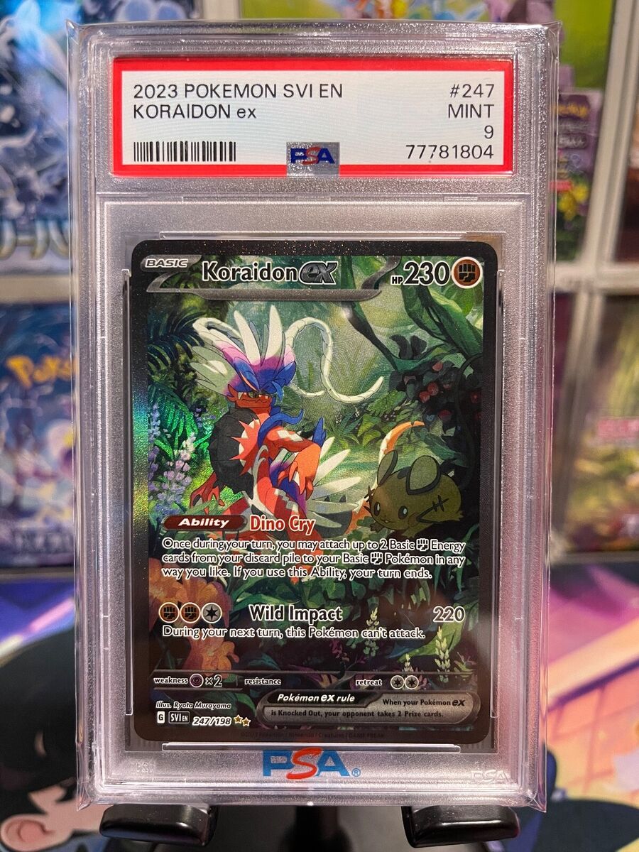 Mavin  Koraidon ex - Full Art SIR - Scarlet & Violet - 247/198 - PSA 9  Pokemon