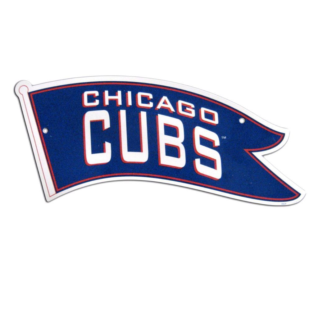 Panneau Stationnement Réservé Fans Chicago Cubs – Plastique Officiel 2007