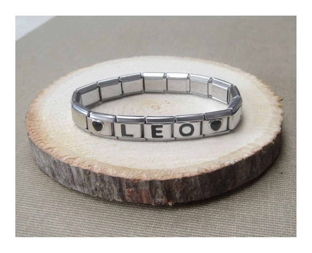 Bracciale Donna Personalizzato Nome/data – Acciaio Inox Catena Incisa