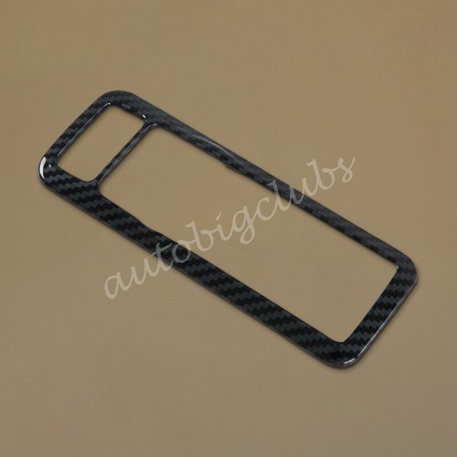 Accesorio de embellecedores de cubierta de interruptor de faros de fibra de carbono para Ford Explorer 2020-2023 - Imagen 3 de 5
