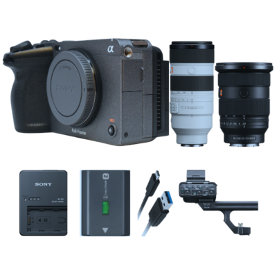 Sony FX3 Camera w/ FE 24-70mm f/2.8 GM II Lens FE 70-200mm f/2.8