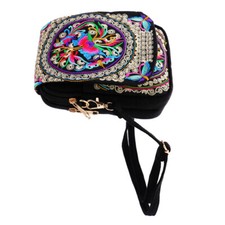 Vintage Ethno Schultertasche Stickerei Boho B...