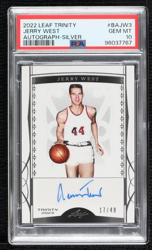 2022-23 Leaf Trinity - Jerry West #BA-JW3