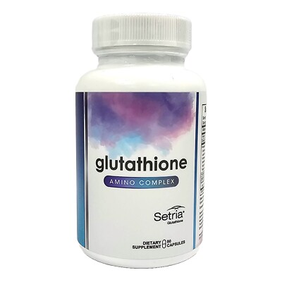 Glutathione Amino Complex with Setria , NAC & BioPerine  - 90 capsules (15-Day)