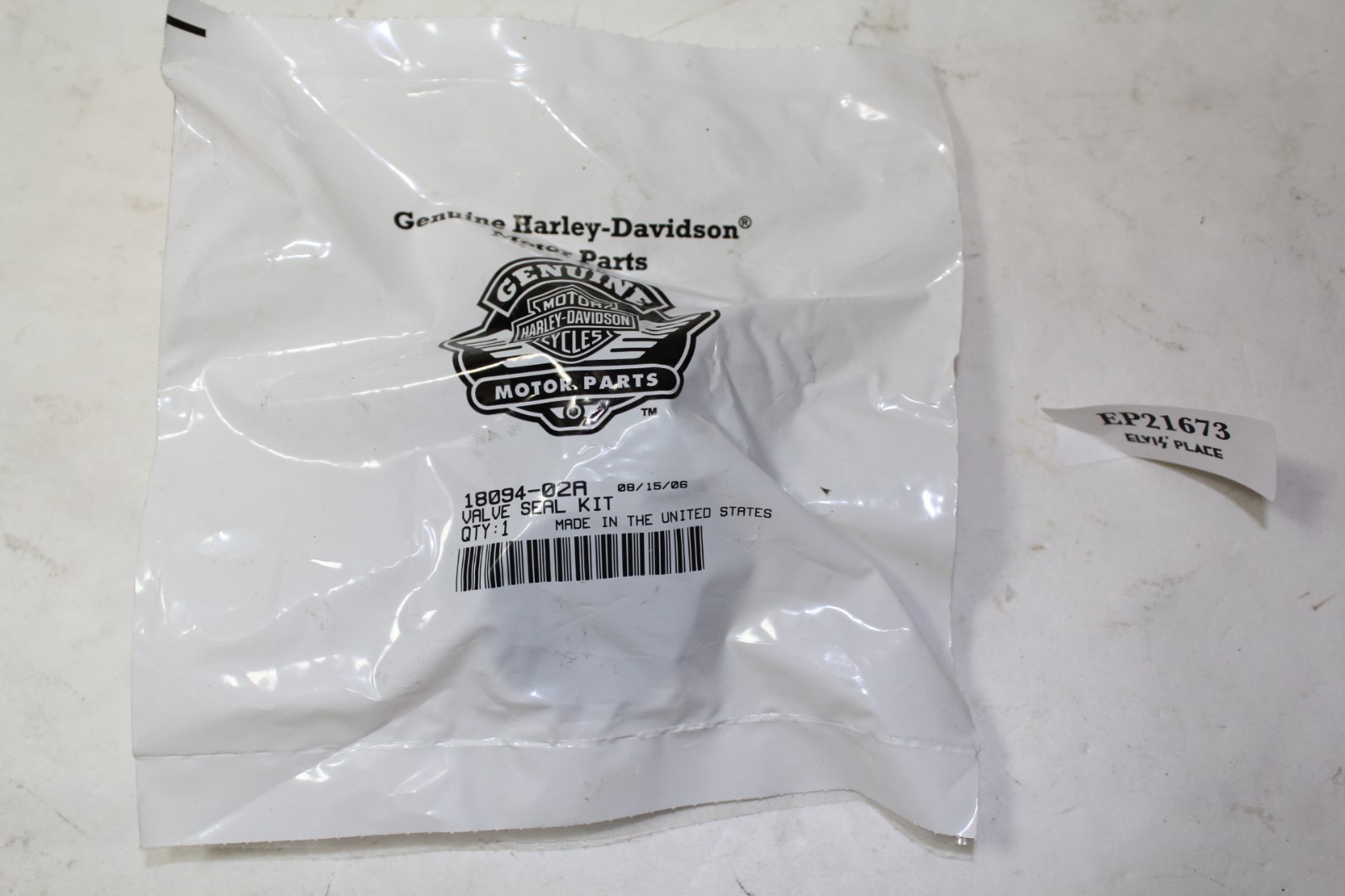 Harley valve seal kit 1809402A Twin Cam Softail FL Dyna FXR NOS