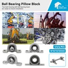 <!--F#f_0-->8/10/12/20mm Inner Diameter Ball Bearing Pillow Block Zinc Alloy Metal<!--F/-->