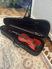 1/2 Size Violin With Bow And Case