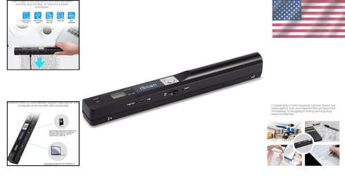 Versatile 900 DPI Handheld Image Scanner - Direct USB Connection with Storage - Picture 2 of 9