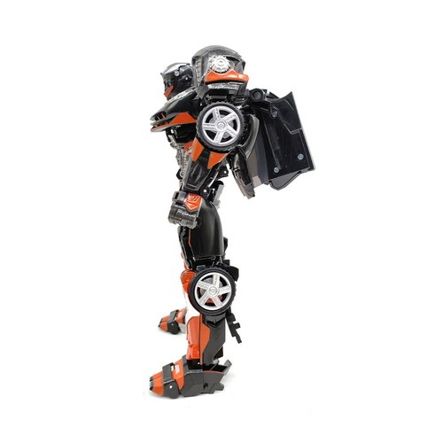Thunder TH-01 Black Car Model Deformable Robot Action Figure Transform Toys Gift - Picture 9 of 15
