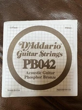 D’Addario PB042 Single Guitar String