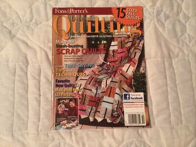 Fons & Porter's Love of Quilting Magazine Sept/Oct 2011 Cozy Fall Quilts