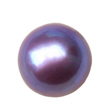 Huge 15-16mm South Sea Genuine dark purple Round Loose Pearl Undrilled Jewelry 1
