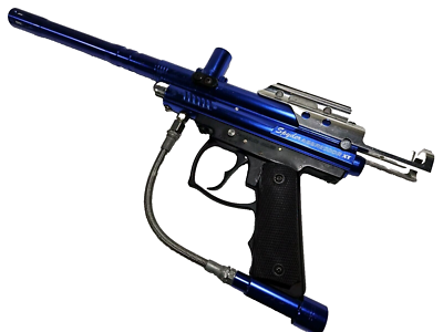 Blue Spyder Aggressor XT Paintball Gun With Barrel New Orings Free