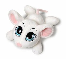 Nici 37768 Sweethearts Maus Plüschtier liegend 25 cm weiß Kuscheltier Schultüte