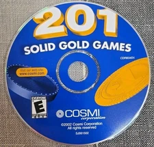 201 Solid Gold Games PC CD-ROM Computer Game 2002