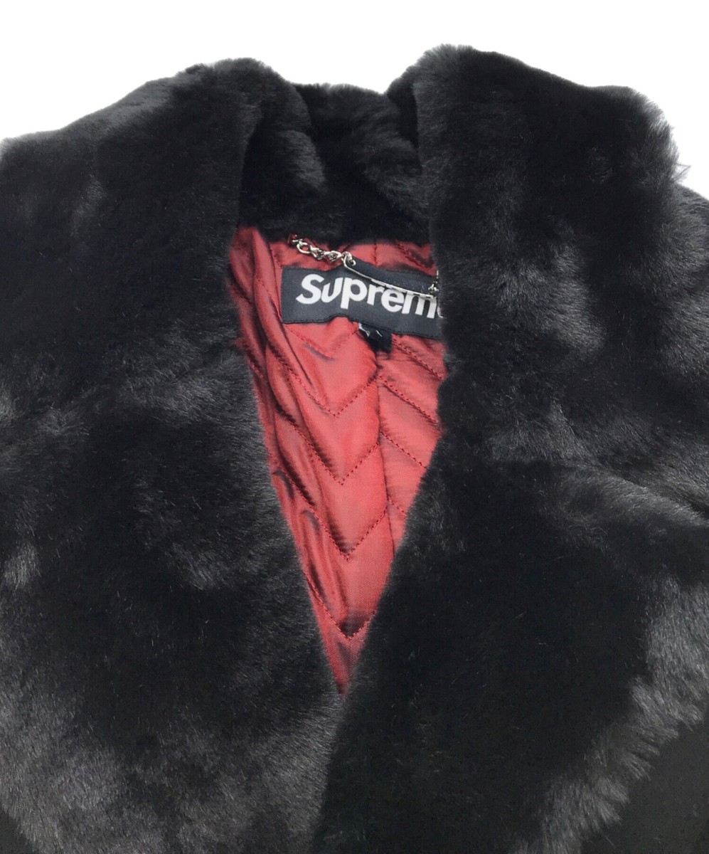 SUPREME Fur Collar Car Coat Size: L Black Men | eBay SUPREME Fur Collar Car Coat Size: L Black Men | eBay