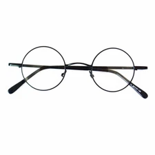 Spring Hingles Vintage Small Round Full Rim Reading Glasses +100 +150 +175 +200