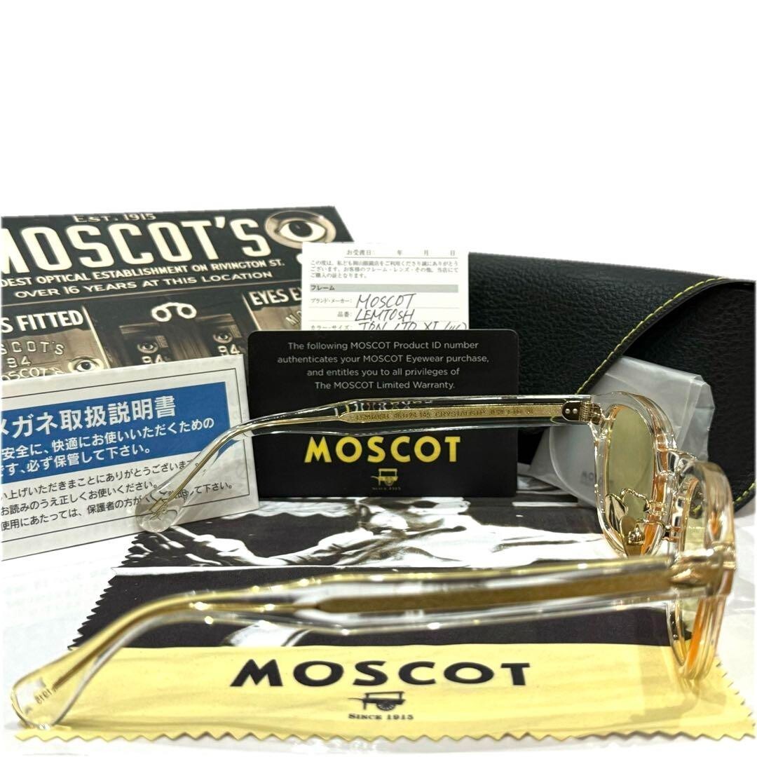 ⭐️MOSCOT LEMTOSH 46■JPN LTD XI■CRYSTAL Japan Limited Moscot Remtosh 46 CRYSTAL JPNLTDⅪ Japan