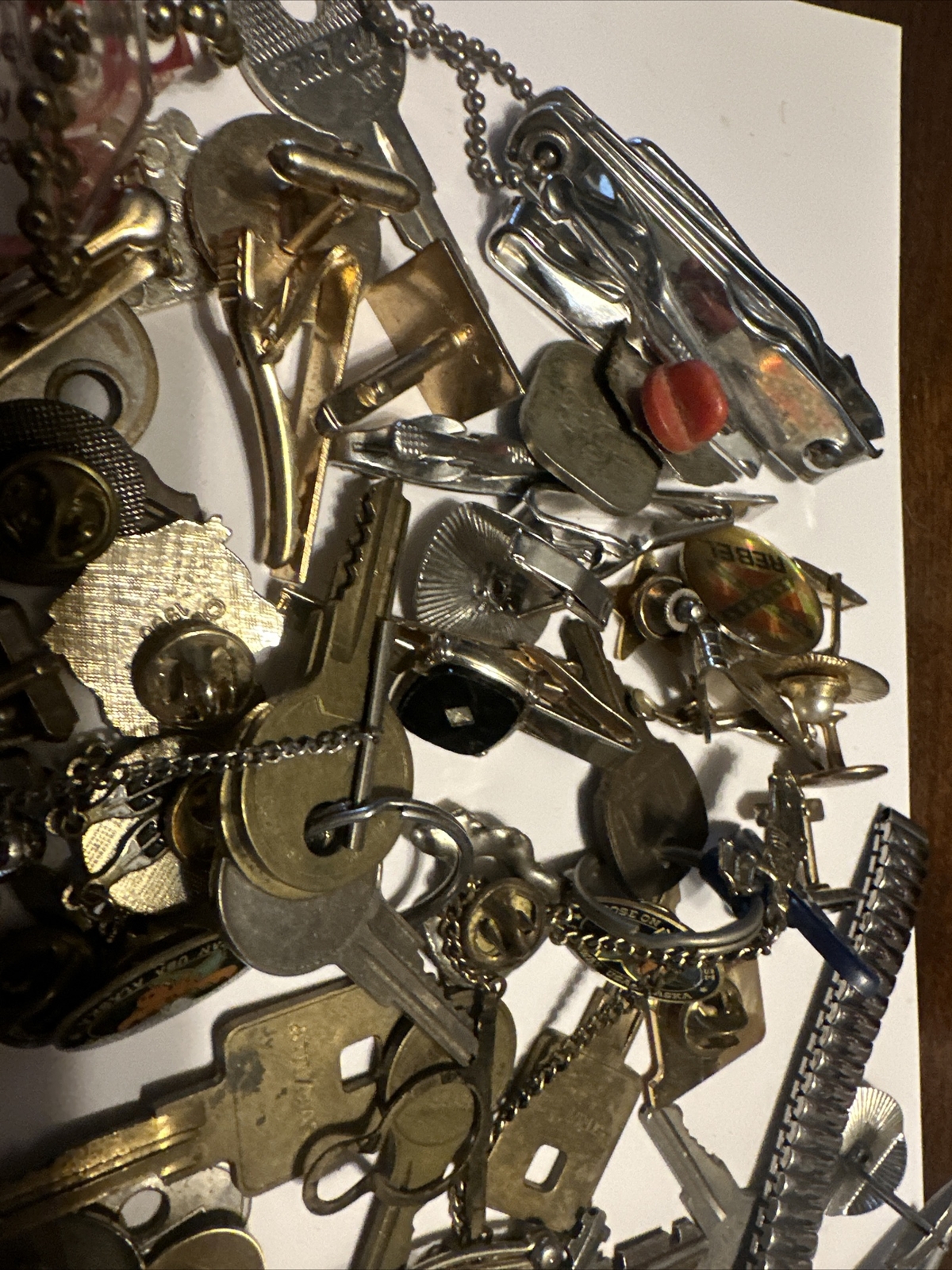 Vintage Men’s Junk Drawer Lot Jewelry Keys Cuff Links | eBay