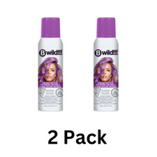 2 Pack - Jerome Russell Bwild Temporary Hair Color Spray Purple 3.5 oz. NEW