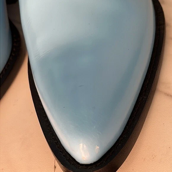 Calvin Klein 205w39NYC raf Simon bright blue western boot 40.5 - Image 3 of 4