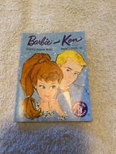 Vintage 1962 Blue Mattel Barbie and Ken Doll Fashion Booklet Book Catalog Japan