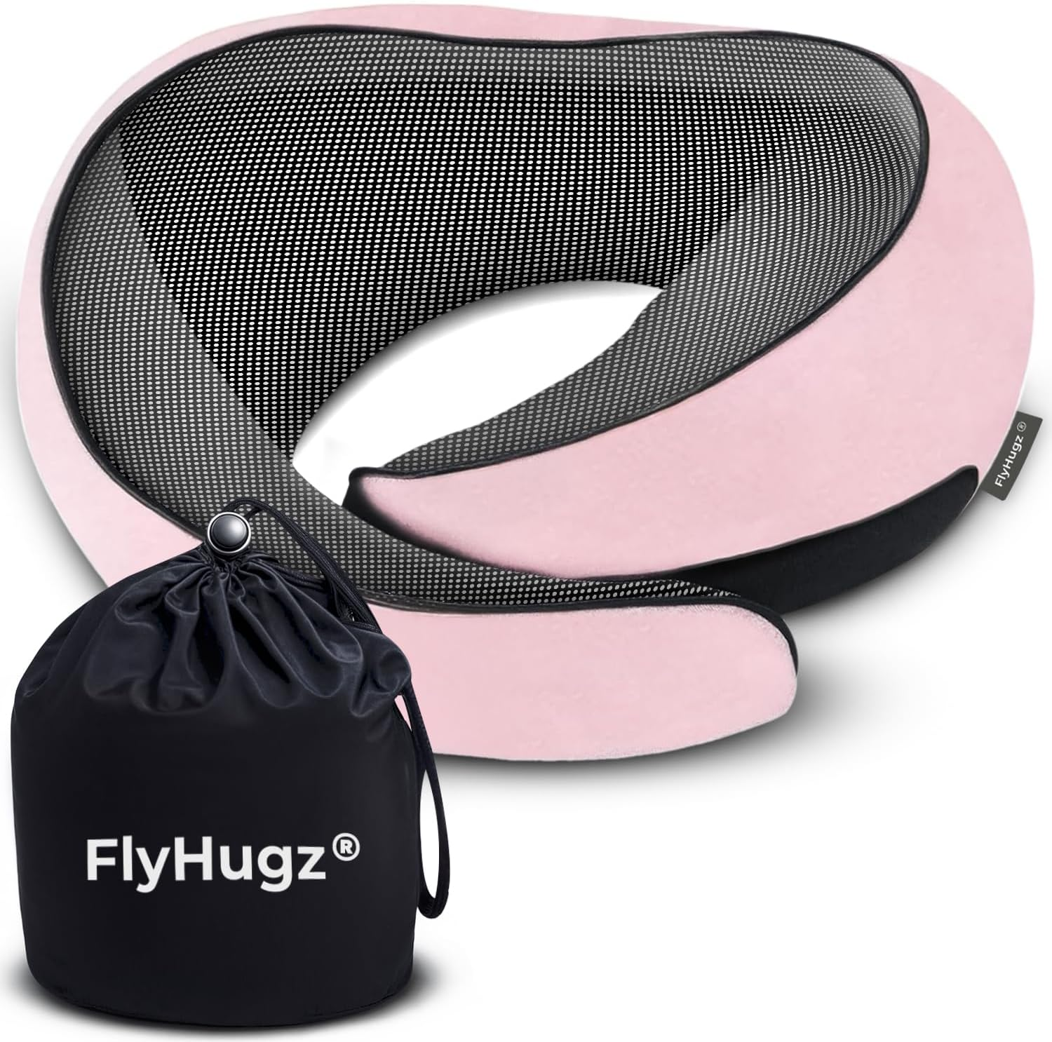 Memory Foam Neck Travel Pillow for Airplane Comfort - Compact & Supportive-image