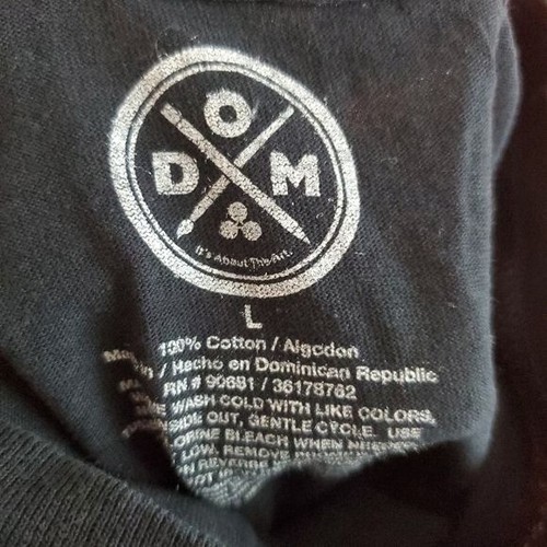 T-shirt DOM adulto grande nero bianco tigre cotone manica corta maglietta grafica casual - Foto 3 di 7