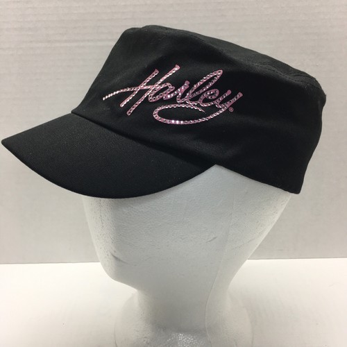 Harley Davidson Flat Top Black Hat 
