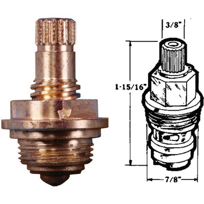 #ad United States Hardware Hot Cold Water Faucet Stem for Washerless Kitchen amp; $17.60