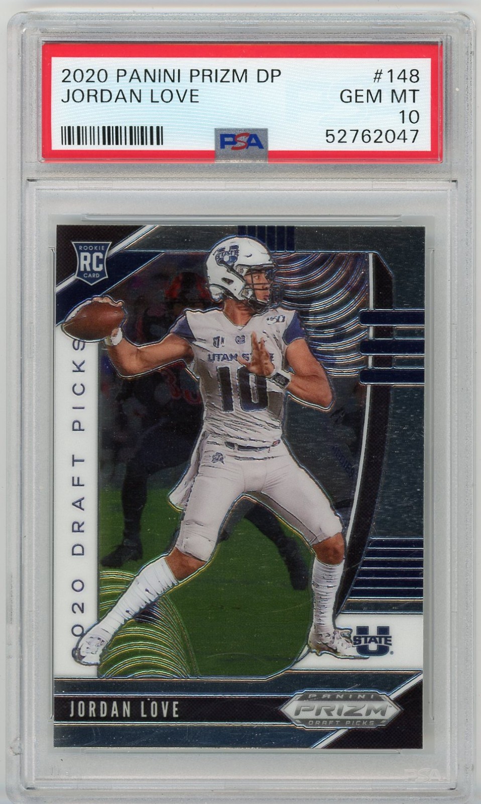 Jordan Love Panini Prizm Draft Picks #148 Base
