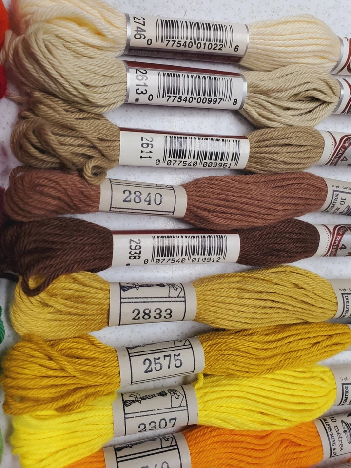 23 DMC Retors #4 Embroidery Floss Lot of 23 Different Colors E - Image 2 of 4