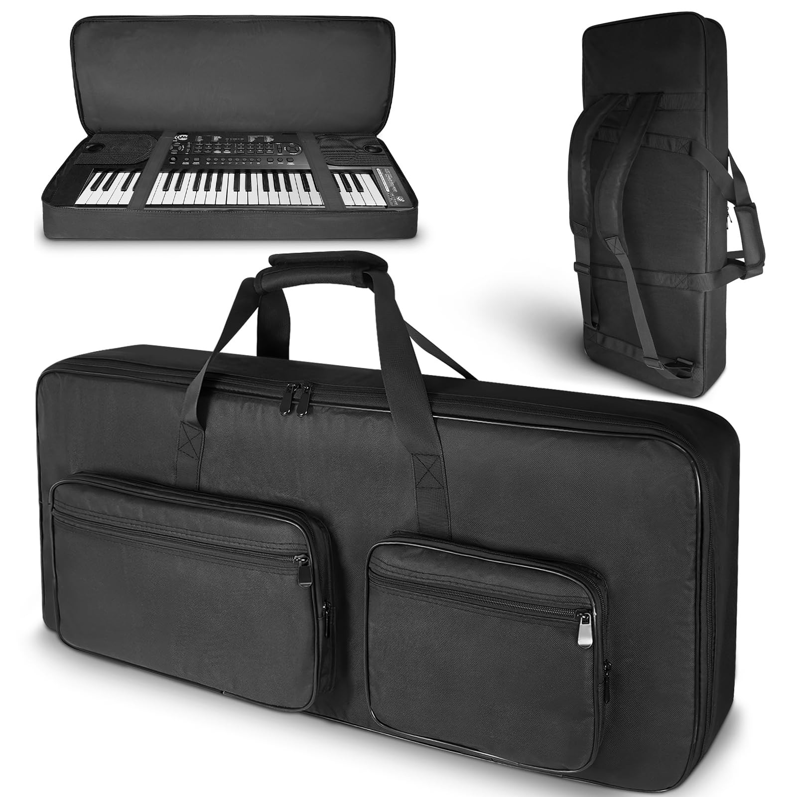 Housse sac pour clavier 49 touches Oxford 600D matelassé