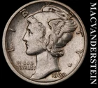 1929-S Silver Mercury Dime - Scarce  Extra Fine  Better Date  No Reserve  #L5783