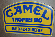 sticker Sibérie Voiture 4x4 Camel Trophy land rover defender 1990 raid aventure