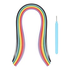 260-Strip 5mm 26-Color Paper Quilling Kit with Blue Pen for Beginners DIY