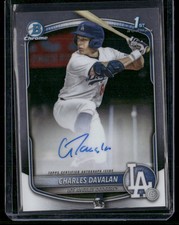2025 Bowman Draft #CPA-CD Charles Davalan Chrome Prospect Autographs