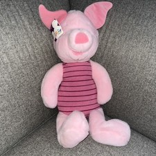 Walt Disney Store Exclusive Vintage 21  PIGLET Plush Winnie Pooh Plush With Tag