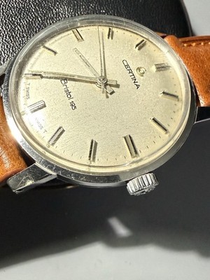 Late 60s Certina Bristol 195 Manual Watch 34.5mm - Running Great! 