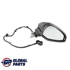 Audi A5 F5 Wing Mirror Heated Electric Auto Dip Right O/S Mythical Black - Y9T